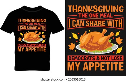 Happy thanksgiving, funny t shirt design