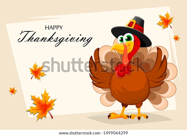 Joyeux Thanksgiving Carte De Voeux Affiche Image Vectorielle De Stock Libre De Droits