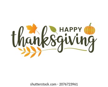 Happy thanksgiving greeting vector image