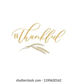 Happy thanksgiving hand lettered calligraphy greetings cards. Hand lettered postcards. 