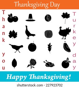 Happy Thanksgiving (icon set)