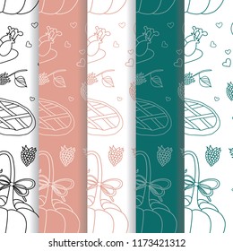 Happy Thanksgiving lettering. Illustration leaves, pumpkin, turkey, vegetables and fruits elements set. Design for greeting card and invitation of seasonal fall holidays, halloween, Give thanks