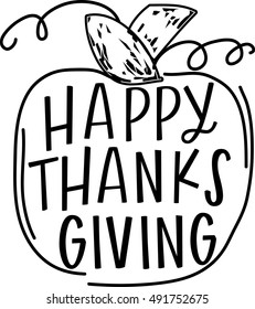 Happy Thanksgiving Pumpkin