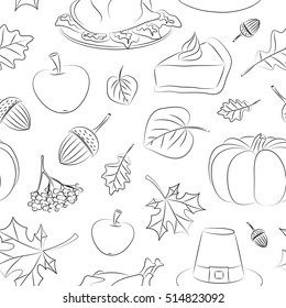 Happy Thanksgiving set pattern