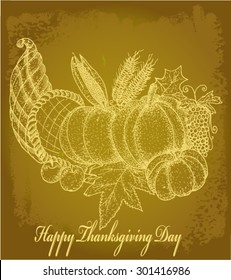 happy thanksgiving, sketch
