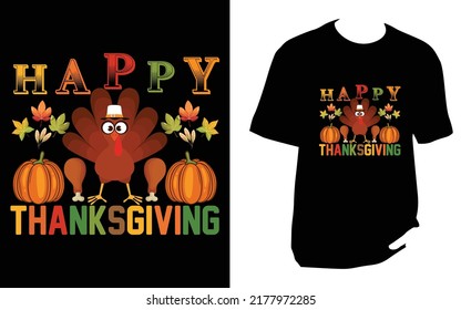 Happy thanksgiving T Shirt design