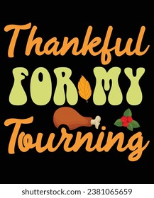 Happy Thanksgiving t shirt design template