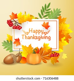 Happy Thanksgiving.
Template card for your text