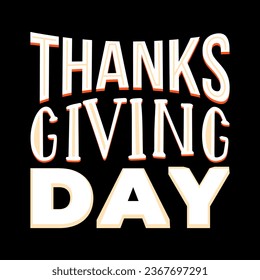 Happy Thanksgiving t-shirt design. Happy Thanksgiving lettering design. Thanksgiving  design