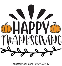 Fröhliche Thanksgiving-T-Shirt-Design-Vektordatei