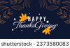 happy thanksgiving blue