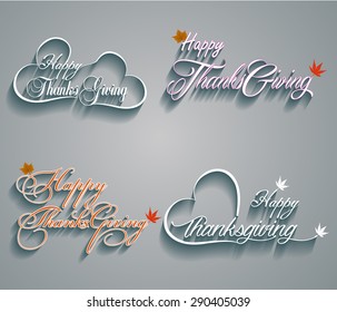 Happy Thanksgiving vector 