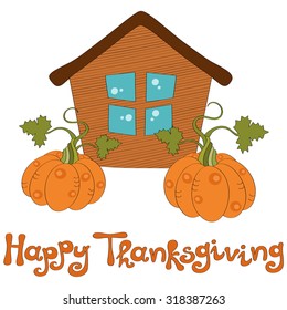 Happy thanksgiving vector background 