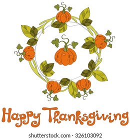 Happy thanksgiving vector background 