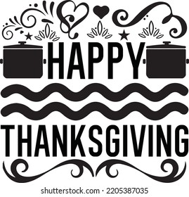 happy thanksgiving vector file svg