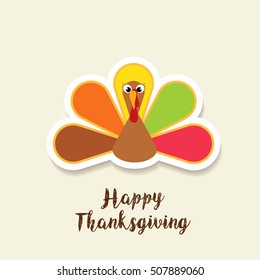 Happy Thanksgiving! Vector illustration