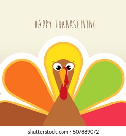 Happy Thanksgiving! Vector illustration