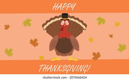 Happy Thanksgiving vector illustration editable
