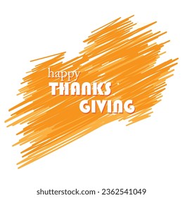 happy thanksgiving vector illustration.it is suitable for card, banner, or poster