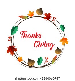 happy thanksgiving vector illustration.it is suitable for card, banner, or poster