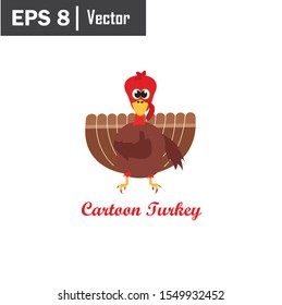 	
Happy Thanksgiving,cartoon turkey for greeting card, poster or flyer for Printing. Thanksgiving turkey Family. Vector illustration with white background