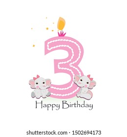 431 Happy Third Birthday Girl Images, Stock Photos & Vectors | Shutterstock