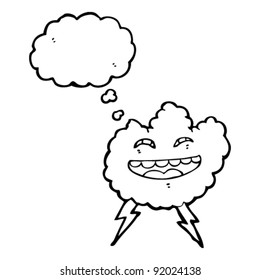 happy thundercloud cartoon