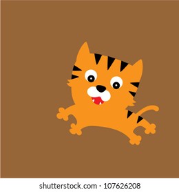 happy tiger