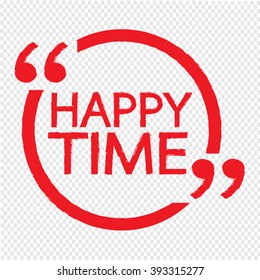 HAPPY TIME Illustration design