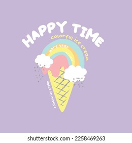 happy time summer ice cream slogan