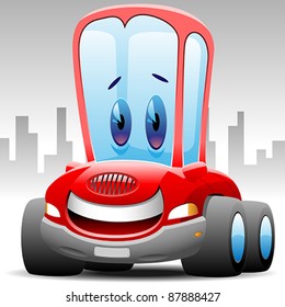 happy toon car