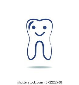 Happy Tooth. Icon.