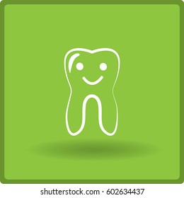 Happy Tooth. Icon.