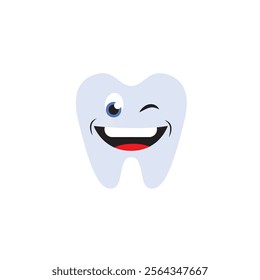 Happy Tooth logo or icon design