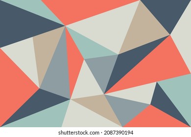 Feliz triángulo de fondo colorido para los textiles