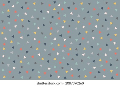 Feliz triángulo de fondo colorido para los textiles