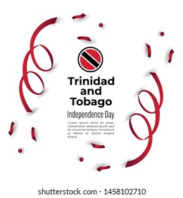 Happy Trinidad And Tobago Independence Day Vector Design Template Illustration 