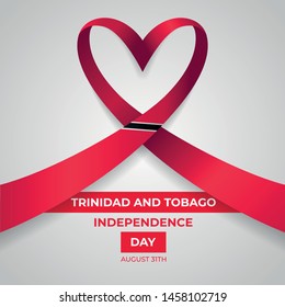 Happy Trinidad And Tobago Independence Day Vector Design Template Illustration 