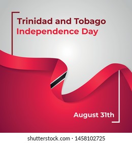 Happy Trinidad And Tobago Independence Day Vector Design Template Illustration 