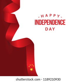 Happy Turkey Independence Day Vector Template Design Illustration