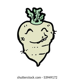 happy turnip cartoon