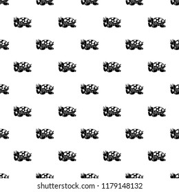 Happy turtle icon. Simple illustration of happy turtle vector icon for web