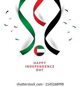 Happy UAE Independent Day Vector Template Design Illustration