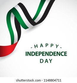 Happy UAE Independent Day Vector Template Design Illustration