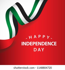 Happy UAE Independent Day Vector Template Design Illustration