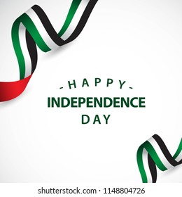 Happy UAE Independent Day Vector Template Design Illustration