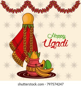Happy ugadi design