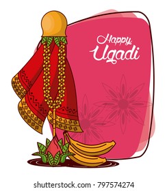 Happy ugadi design