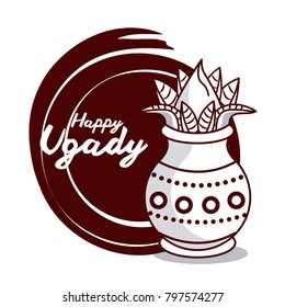 Happy ugadi design
