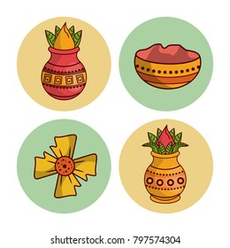 Happy ugadi icons